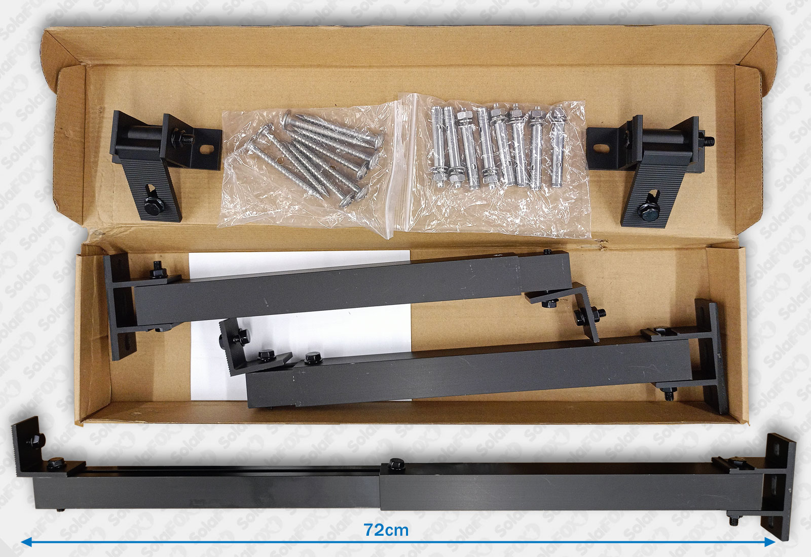 Βάση Τοίχου Φωτοβολταικών Πάνελ, Ρυθμιζόμενη, Γενικής Χρήσης επίσης για, Στέγη & Δάπεδο