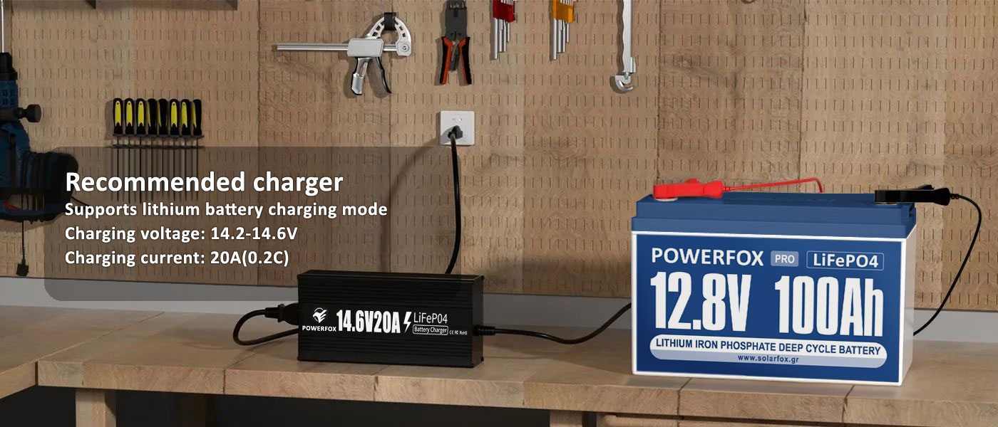 Recommended charger 12V 20Ah for LiFePO4 Battery