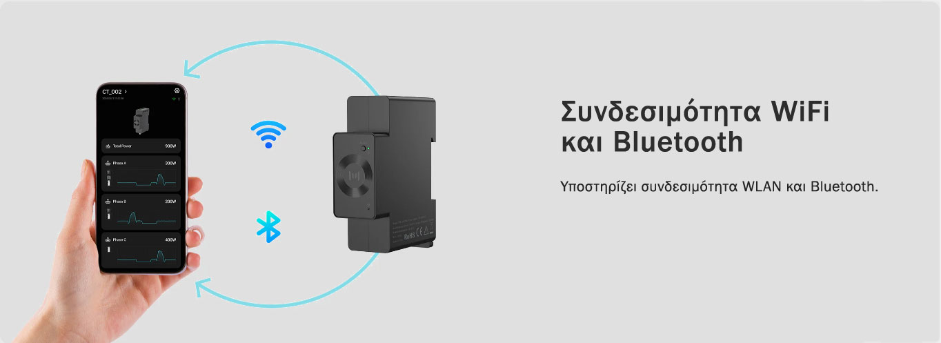 Marstek CT002 Smart Meter / Τριφασικός Μετρητής Ενέργειας
